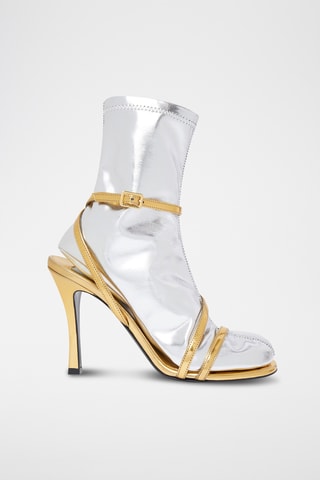 Bottines à talons - Argenté