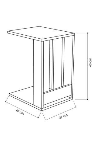 Table d'appoint Anthracite
