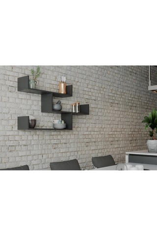 Etagère murale Tibet - Anthracite