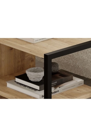 2 tables d'appoint Echo - Imitation bois