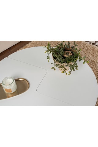 2 tables basses Moira - Blanc
