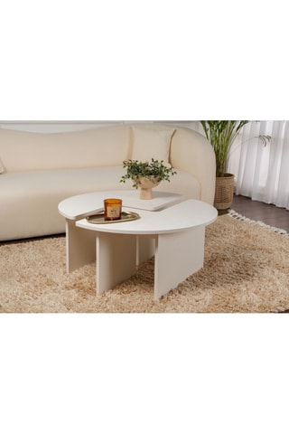 Table basse Moira - Blanc