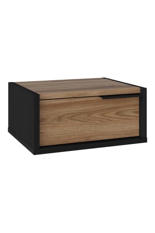 Table de chevet murale 1 tiroir - 18,5 x 40 x 33 cm