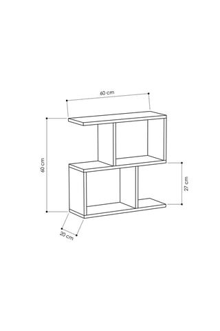Table d'appoint - 60 x 60 x 20 cm