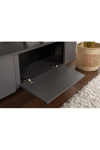 Meuble TV 2 abattants - 180 x 29,5 x 50 cm
