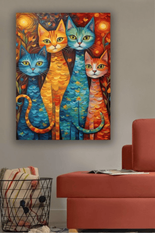Tableau en bois - 50 x 70 cm