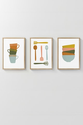 3 tableaux - 33 x 48 cm