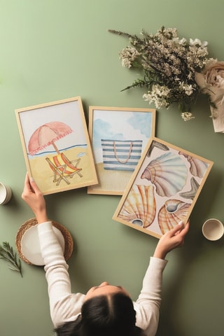 3 tableaux - 50 x 70 cm