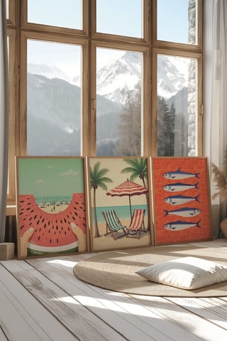 3 tableaux - 50 x 70 cm