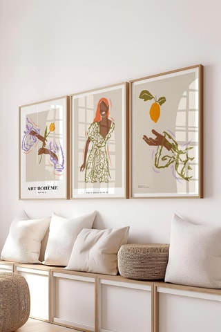 3 tableaux - 50 x 70 cm