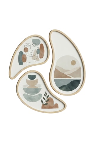 3 tableaux - 65 x 62 cm