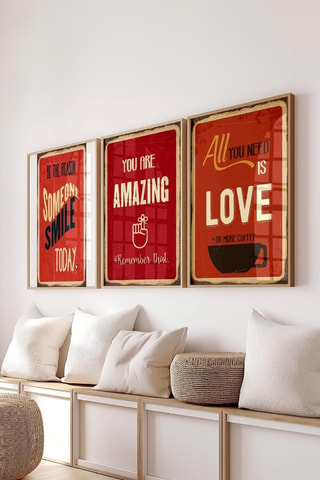 3 tableaux - 50 x 70 cm