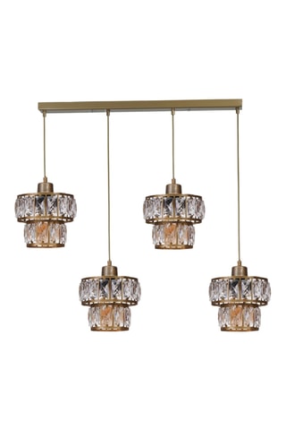 Suspension - Doré - 4 x 40 W