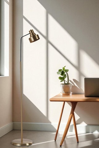 Lampadaire - Doré - 40 W