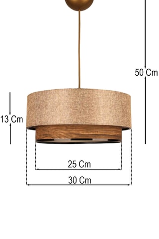 Suspension - Doré - 40 W