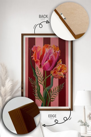 Tableau en bois massif - 50 x 70 cm