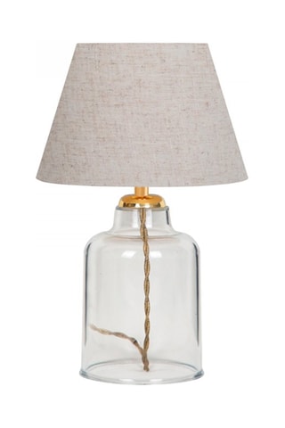 Lampe à poser Saglam - Crème - 40 W