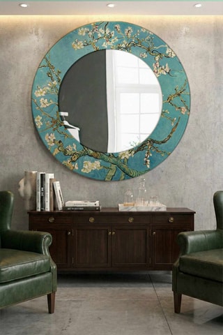 Miroir - 58 cm - Vert d'eau