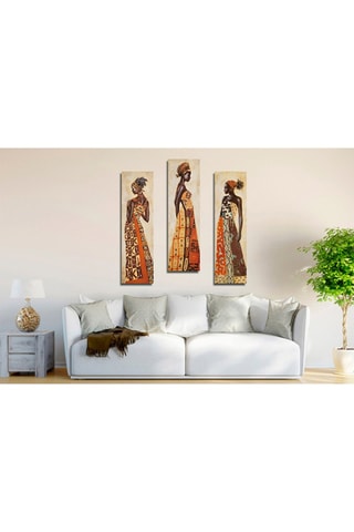 3 tableaux - 20 x 70 cm