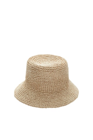Sombrero de rafia - Beige