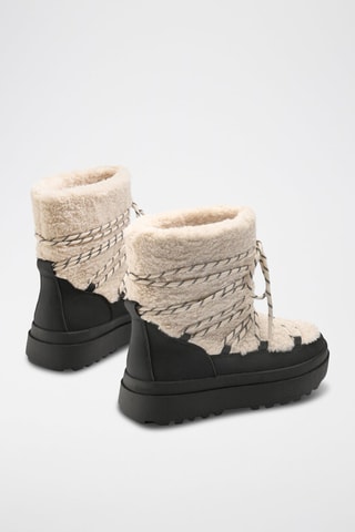 Botins forrados - Bege