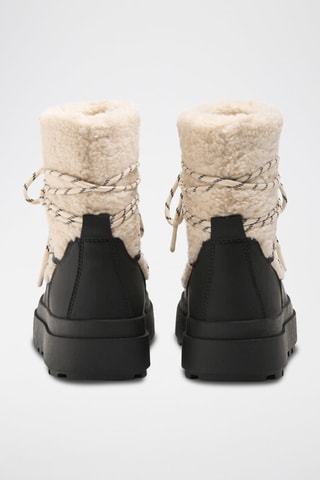 Botins forrados - Bege