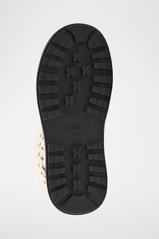 Botins forrados - Bege