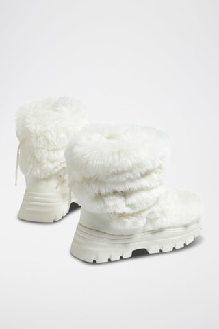 Botins forrados - Branco