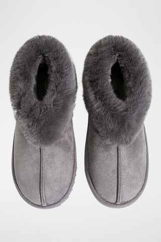 Botins forrados Cinzento