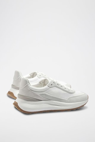 Sapatilhas em couro - Branco