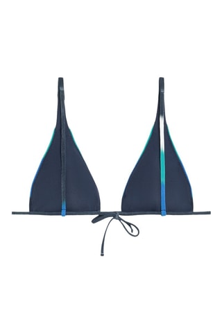 Parte de cima de biquíni - Turquesa e verde-claro