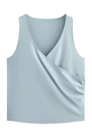 Camisola de alças - Azul-celeste