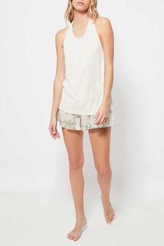 Camisola de alças Branco