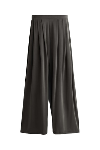 Calças wide legs - Antracite