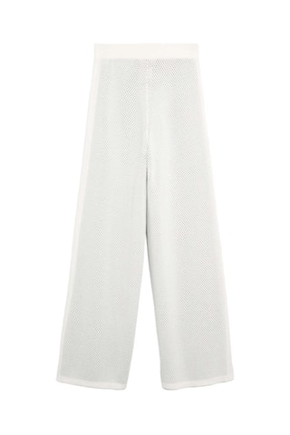 Pantalón wide leg - Blanco