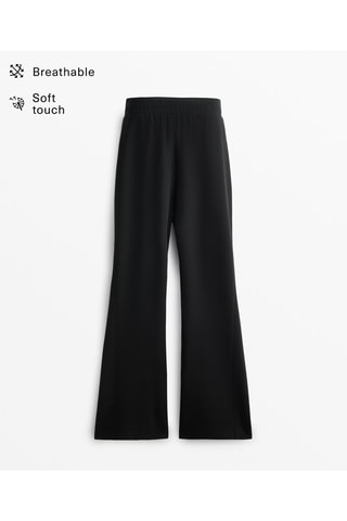 Pantalón flare - Negro