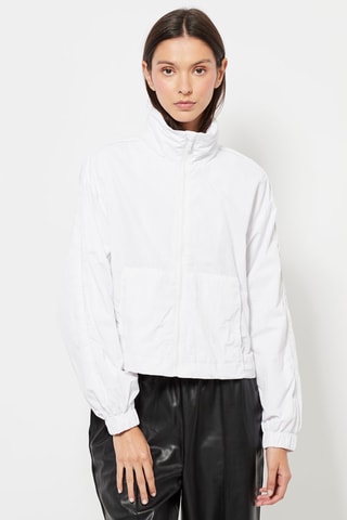 Coupe-vent à capuche - Blanc