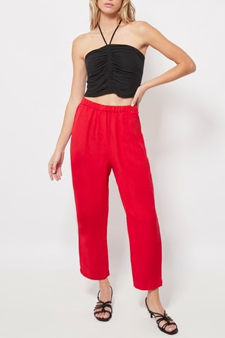 Crop top Preto