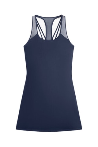 Vestido direito - Azul-marinho
