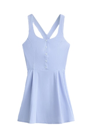 Vestido estilo patinadora - Azul-claro