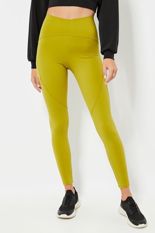 Leggings cintura subida - Verde-azeitona