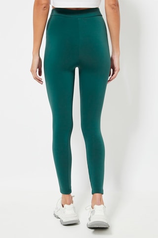 Leggings cintura alta - Verde-escuro