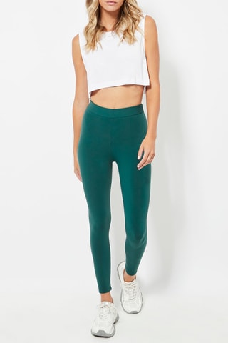 Leggings cintura alta - Verde-escuro