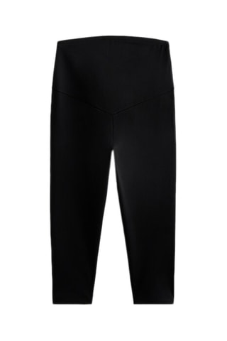 Leggings de maternidade cintura subida - Preto