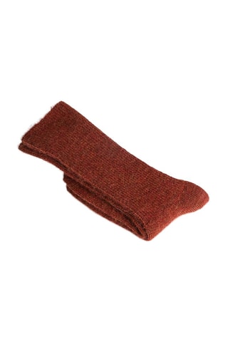 Meias - Vermelho-tijolo