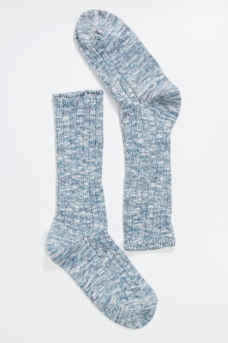 3 pares de meias - Azul-claro mesclado