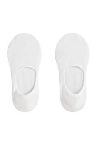 2 pares de meias curtas - Cru