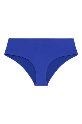 Parte de baixo de biquíni de cintura subida - Azul