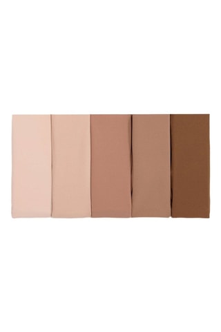 5 cuecas - Nude e castanho