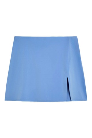 Saia direita - Azul-claro